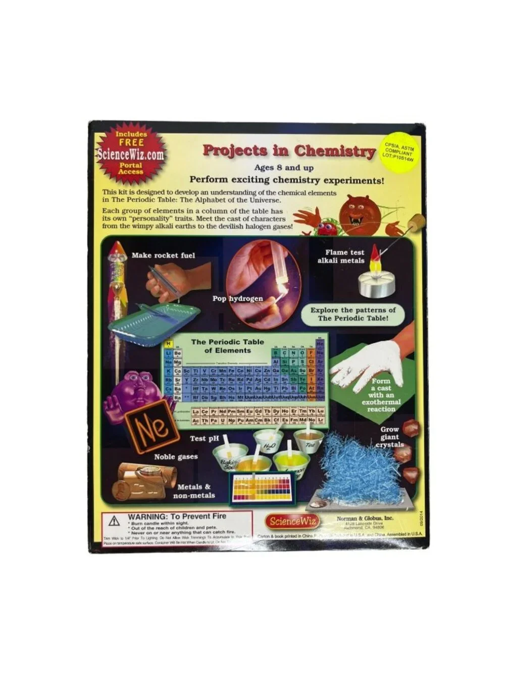 ScienceWiz Chemistry Plus Kit For Kids Age 8+ New